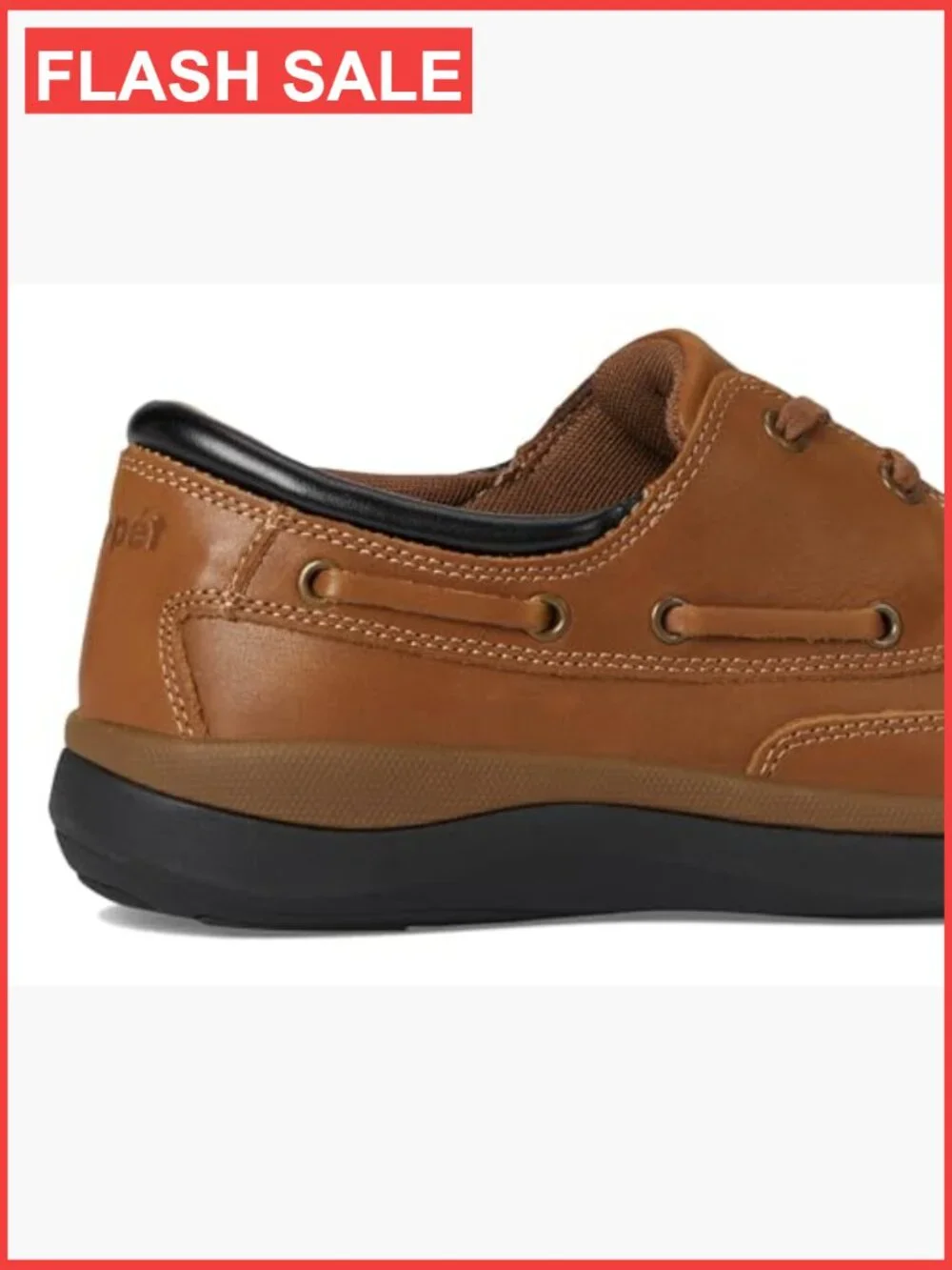 Men's Boat Shoes - Lace-Up Loafers with Cushioned Insole